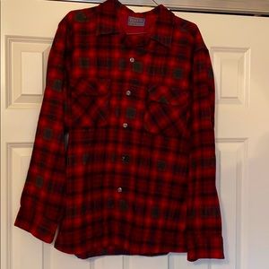 COPY - Pendleton virgin wool button down plaid sh…